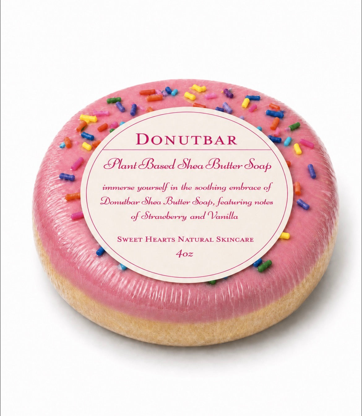 Donutbar Shea Butter Soap(Strawberry)