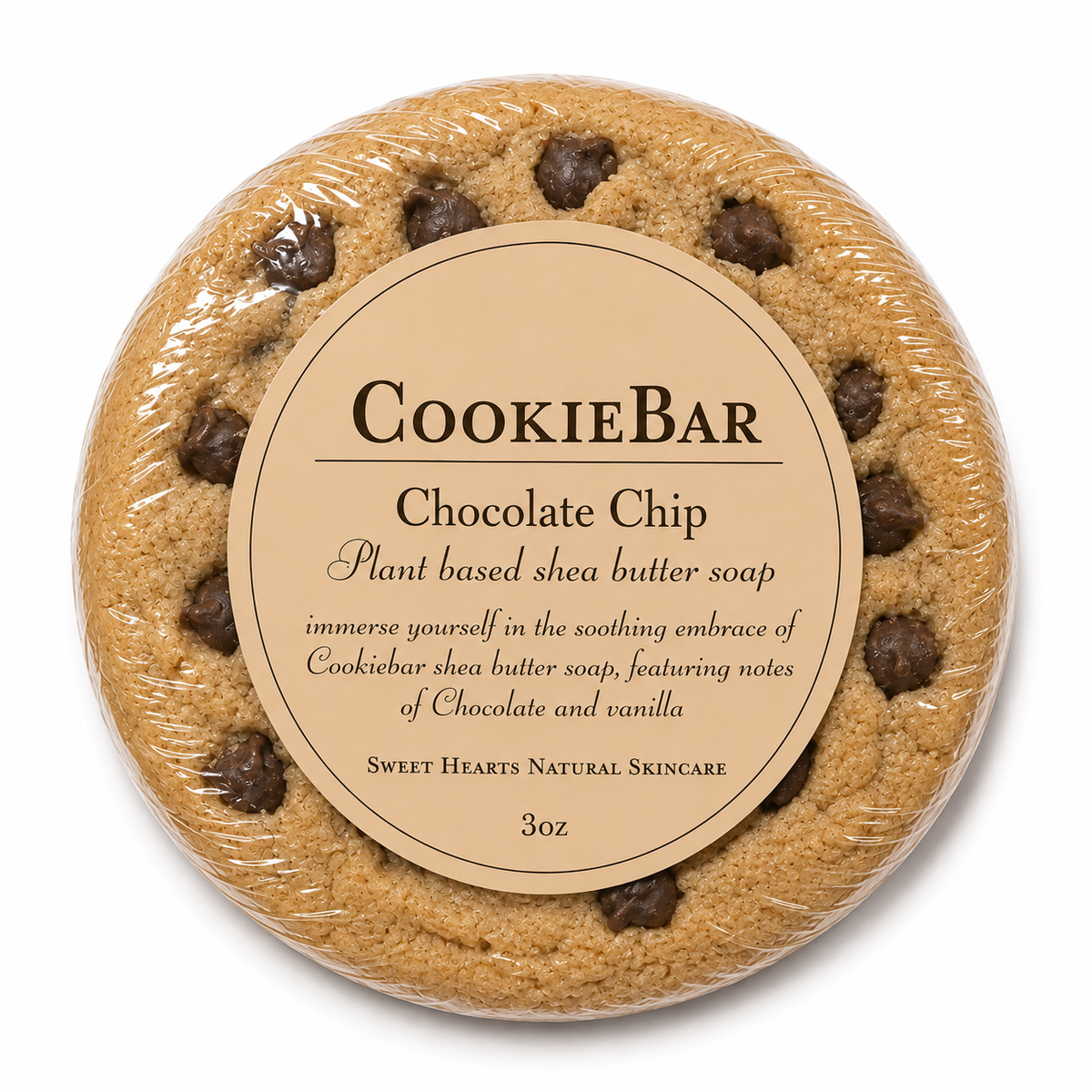 CookieBar Shea Butter Vegan Soap(Chocolate Chip)