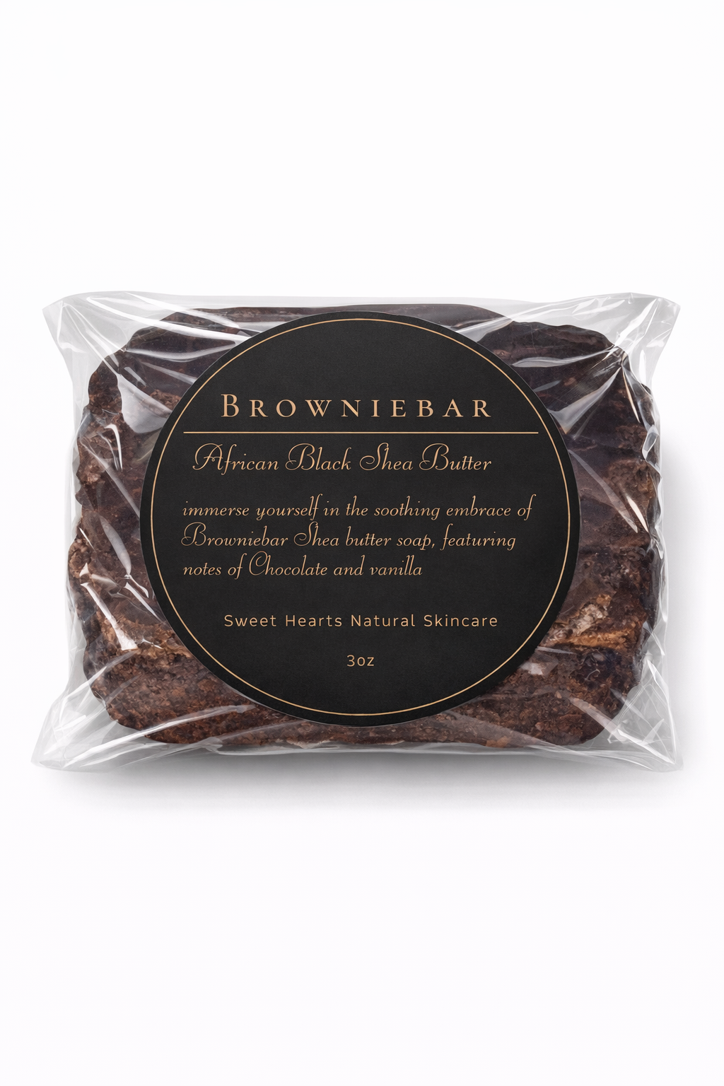 BrownieBar Plant Based African Black Shea Butter Soap