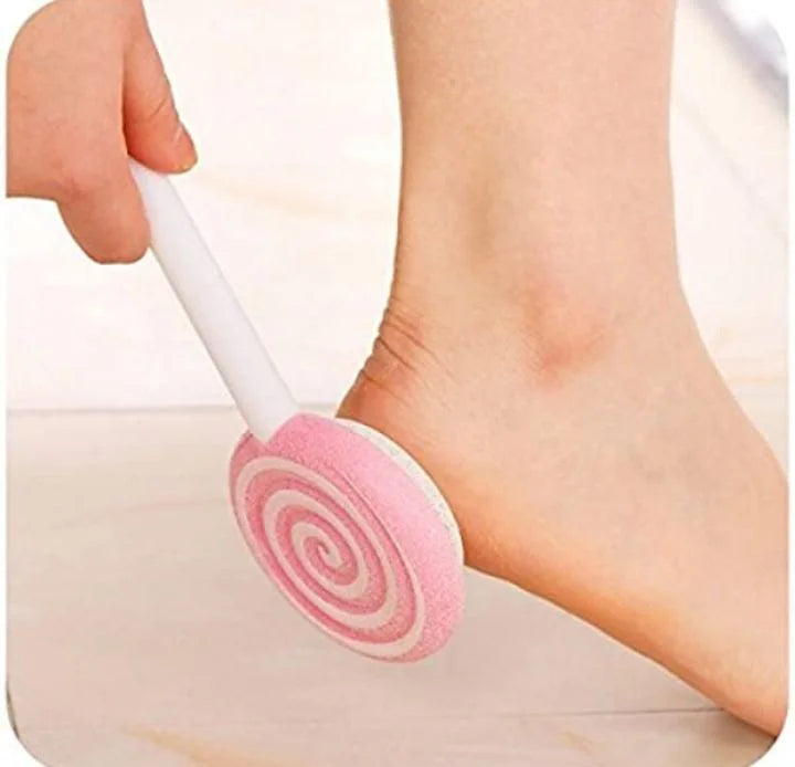 Sweet Hearts Natural Skincare Lollipop-Shaped Pedicure Pumice Stone, Pink, 1 Piece