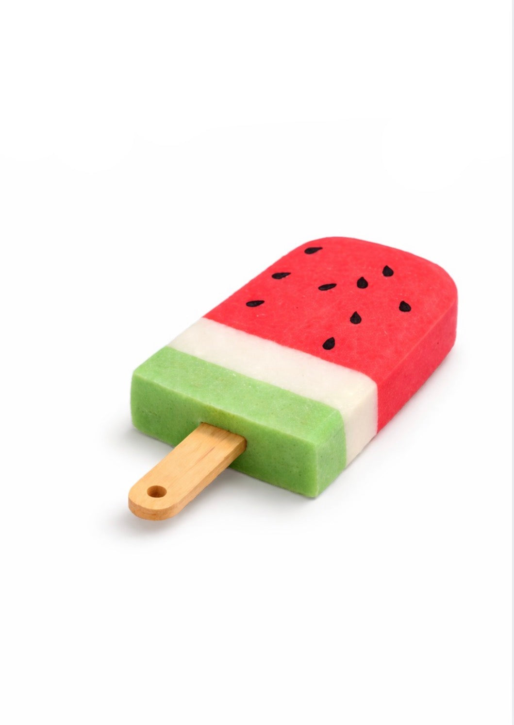 Watermelon Popsicle Bath Sponge Loofah for Kids & Adults, Soft Exfoliating Shower Scrubber, Cute Body Wash Sponge