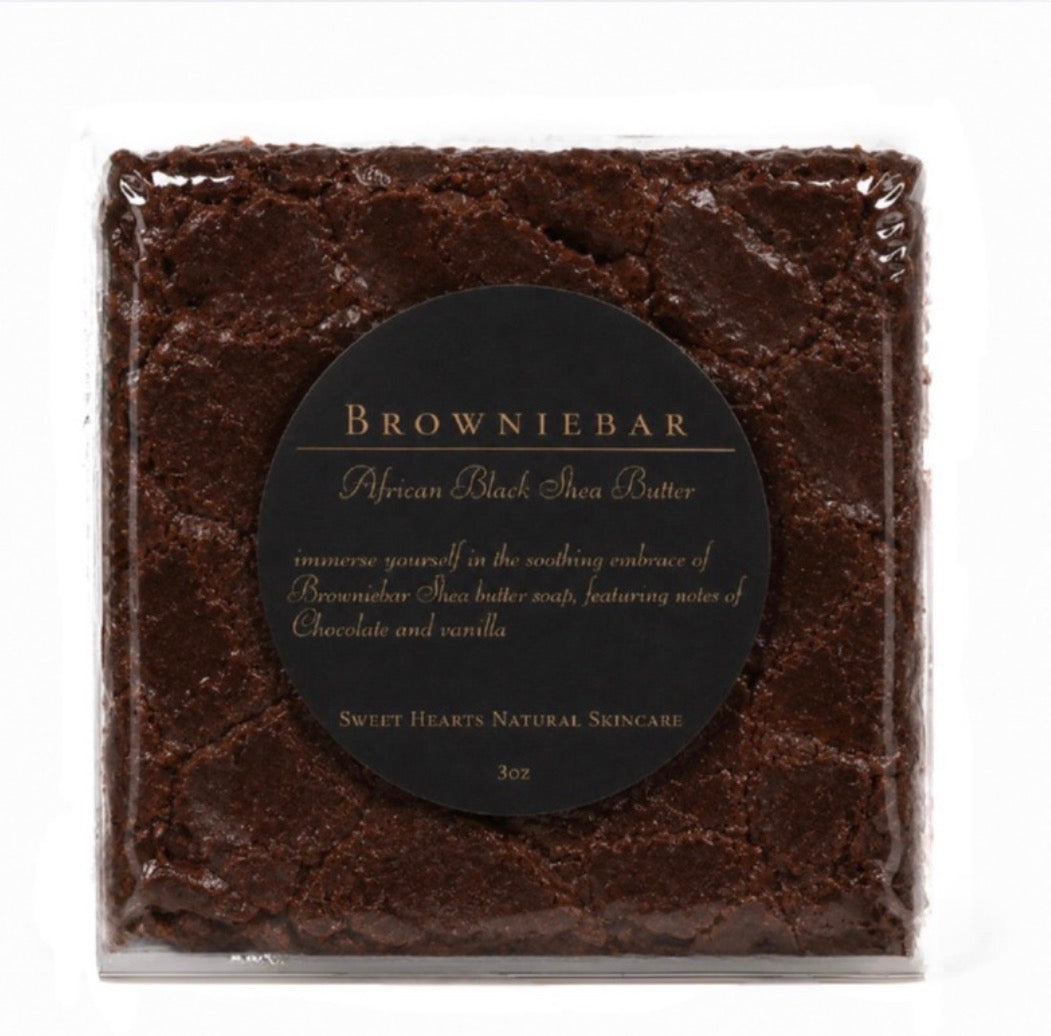 BrownieBar Plant Based African Black Shea Butter Soap
