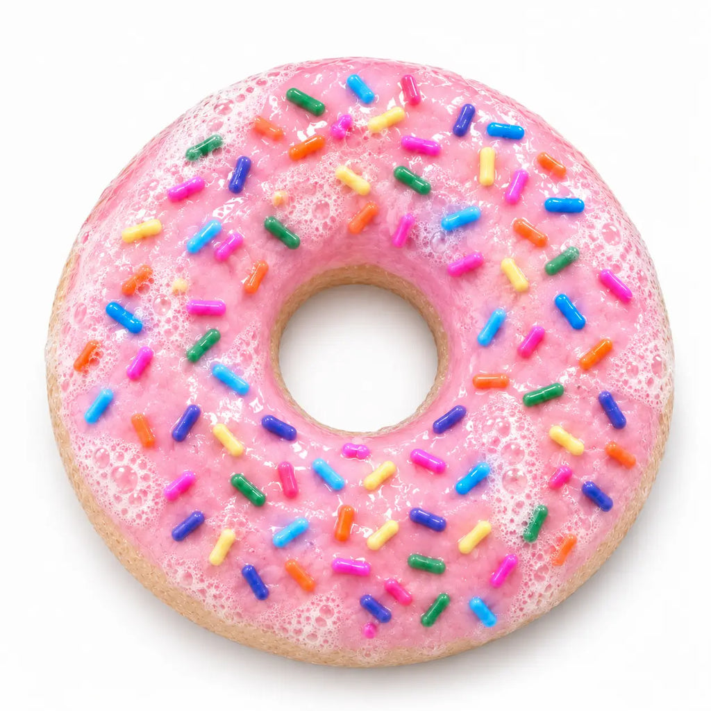DonutBar Shea Butter Vegan Soap (Strawberry)