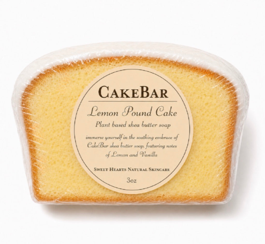 CakeBar Shea Butter Vegan Soap (Lemon Pound Cake)