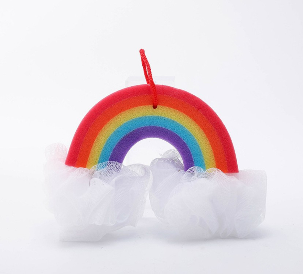 Red Rainbow Loofah
